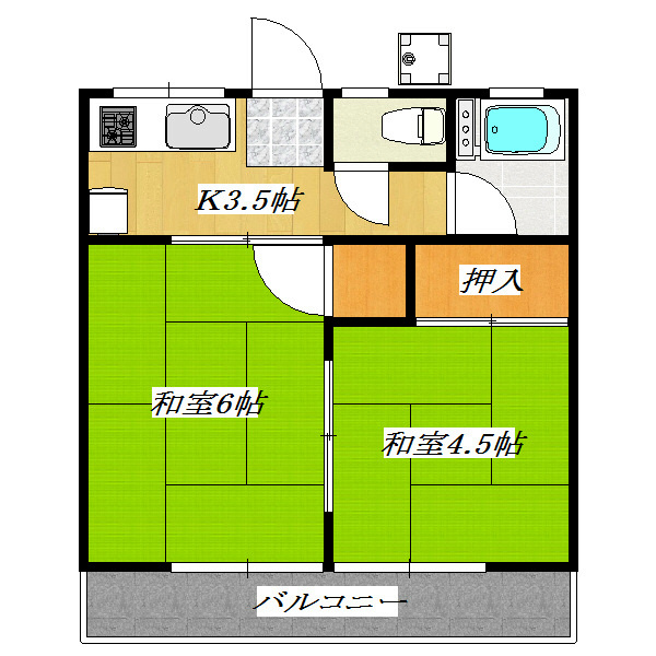 サクラハイツ お一人でゆったりと・・・ご家族でもご入居できます。