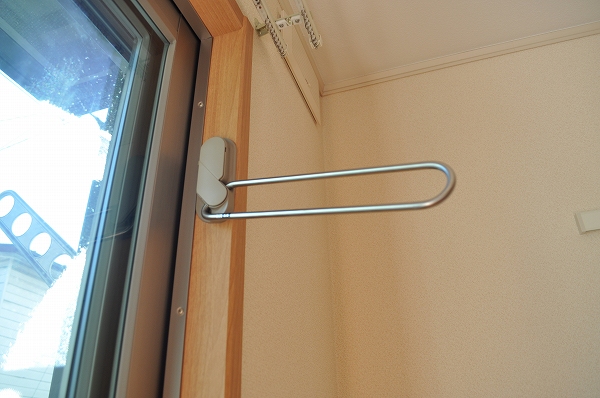 サニーコート 室内物干しが付いていますから雨の日も室内に干せちゃいます