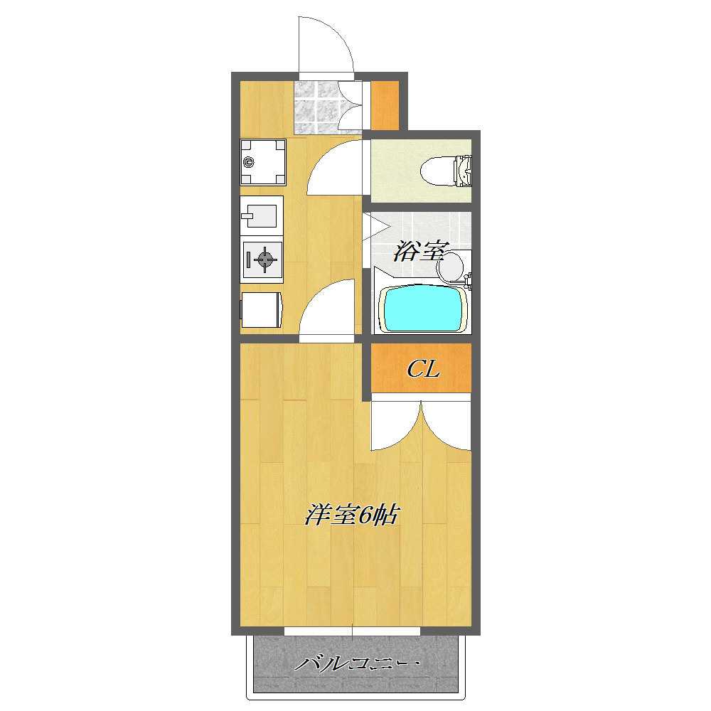 フジマンションエクセル 一人暮らしにぴったりのお部屋！