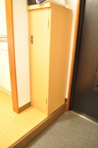 ベルセゾン山村Ⅱ シューズボックスついてます。靴の姉妹場所にも困りません。