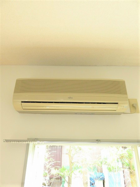 プチハウスシノⅠ エアコン完備。夏も冬も快適生活。
