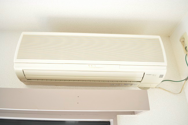 マンションルピナス エアコンあります。初期費用抑えられますね。