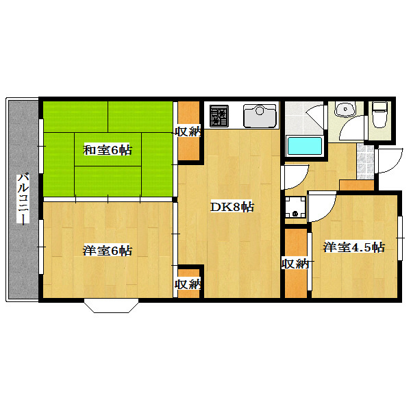ファーストマンション 水廻りは交換しているので綺麗です。
