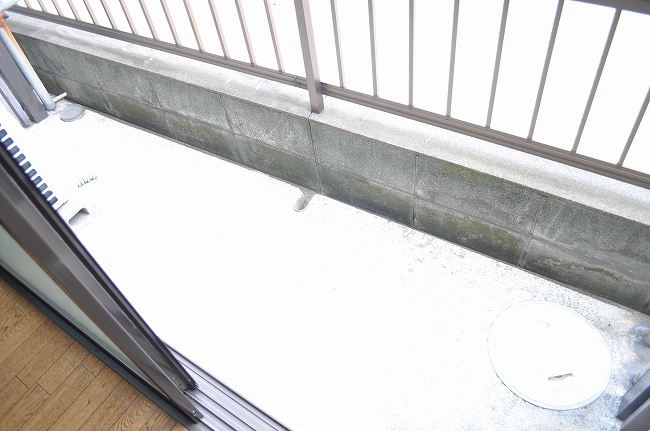 ユートピアⅠ バルコニーはゆとりがあります。