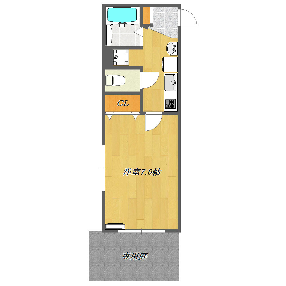 ＰＯＲＴＥ 南向きで日当り良好！角部屋で明るいお部屋です！