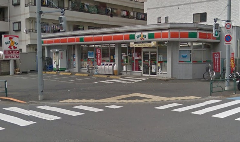 エフユウ天野 コンビ二：ｻﾝｸｽ 江戸川球場店　342m